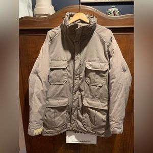 Woolrich Vintage Down Winter Coat, L/XL, Polyester Blend